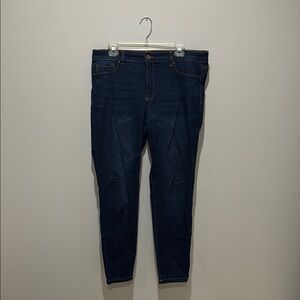 Jones New York Blue Skinny Jeans Stretchy Fit